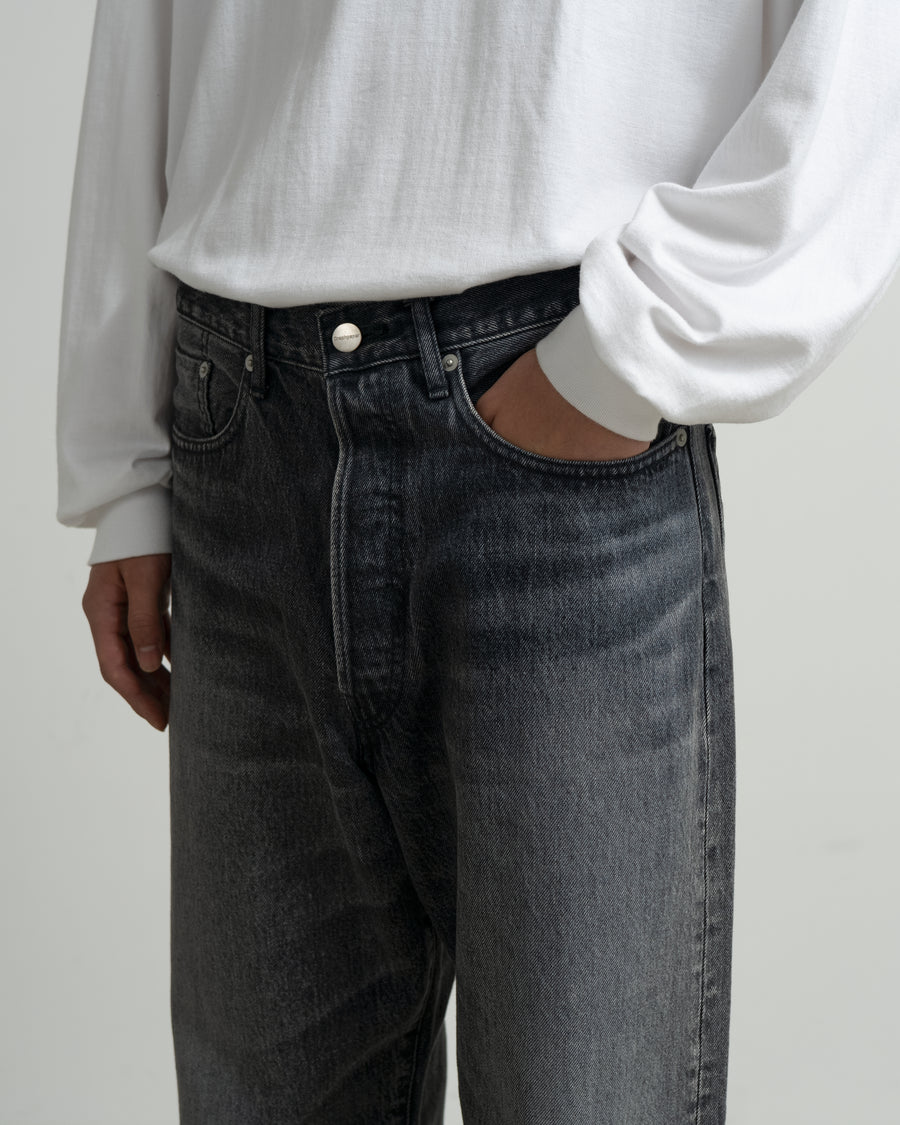 Selvage Denim Five Pocket Tapered Pants -LIGHT FADE- – Graphpaper