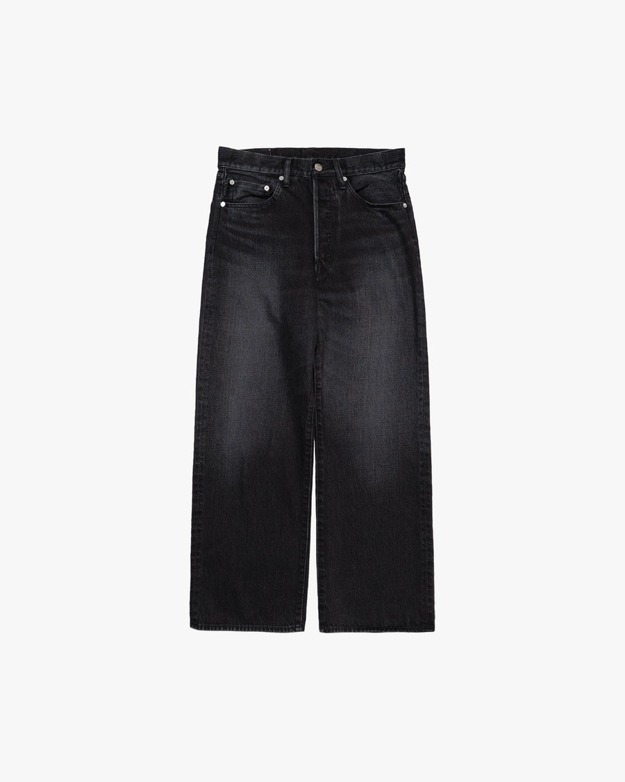 Selvage Denim Five Pocket Wide Straight Pants -DARK FADE- – Graphpaper