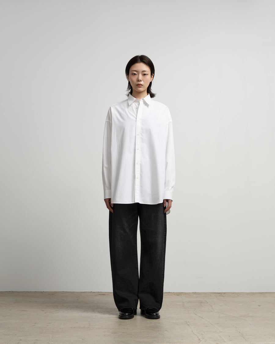 Selvage Denim Five Pocket Wide Straight Pants -DARK FADE- – Graphpaper