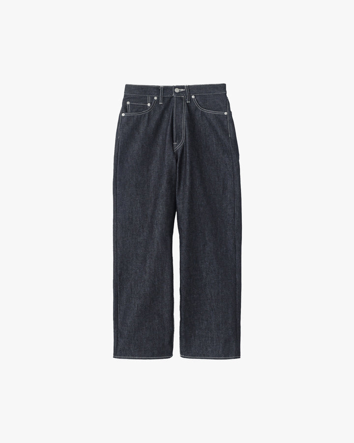Selvage Denim Five Pocket Wide Straight Pants
