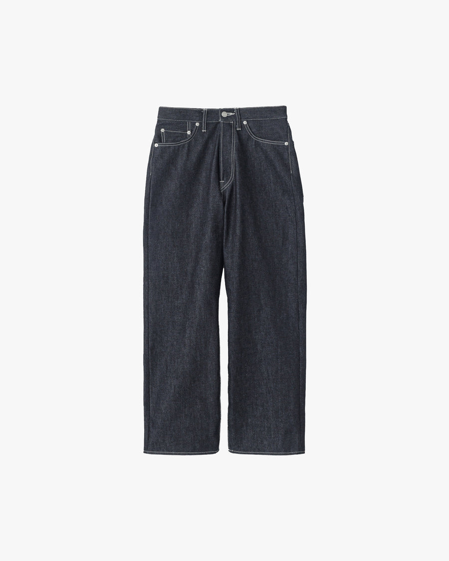 Selvage Denim Five Pocket Wide Straight Pants – Graphpaper