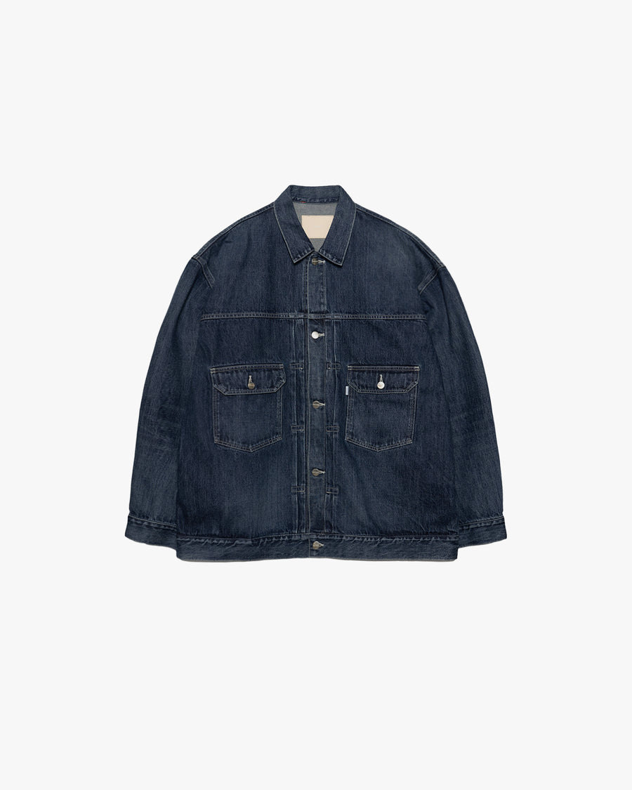 Selvage Denim Jacket-DARK FADE- – Graphpaper