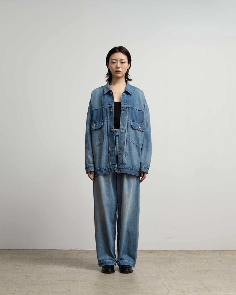Selvage Denim Jacket -LIGHT FADE- – Graphpaper