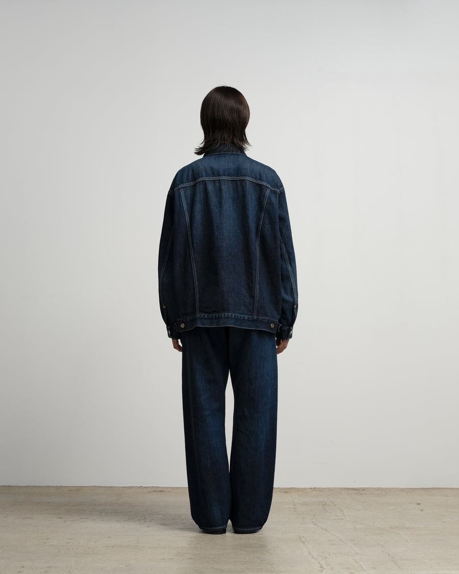 Selvage Denim Trucker Jacket-DARK FADE- – Graphpaper