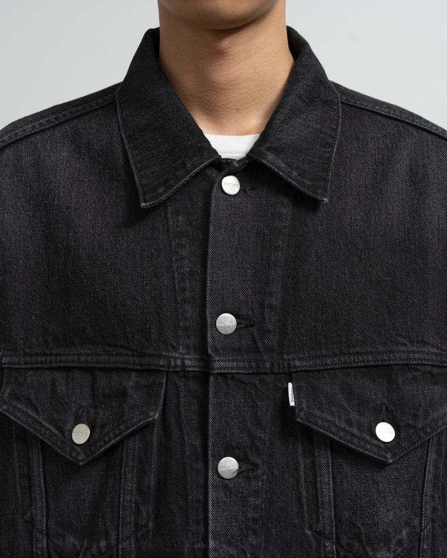 Selvage Denim Trucker Jacket-DARK FADE- – Graphpaper