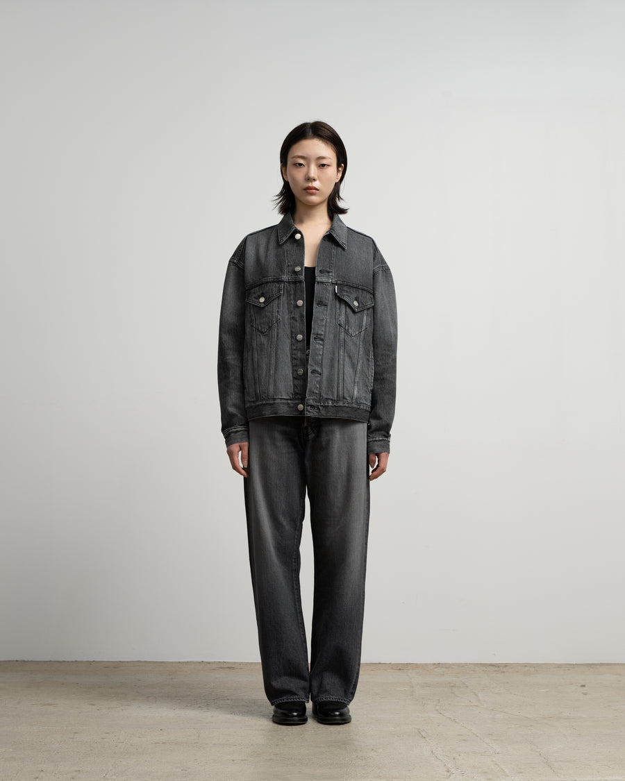Selvage Denim Trucker Jacket -LIGHT FADE- – Graphpaper