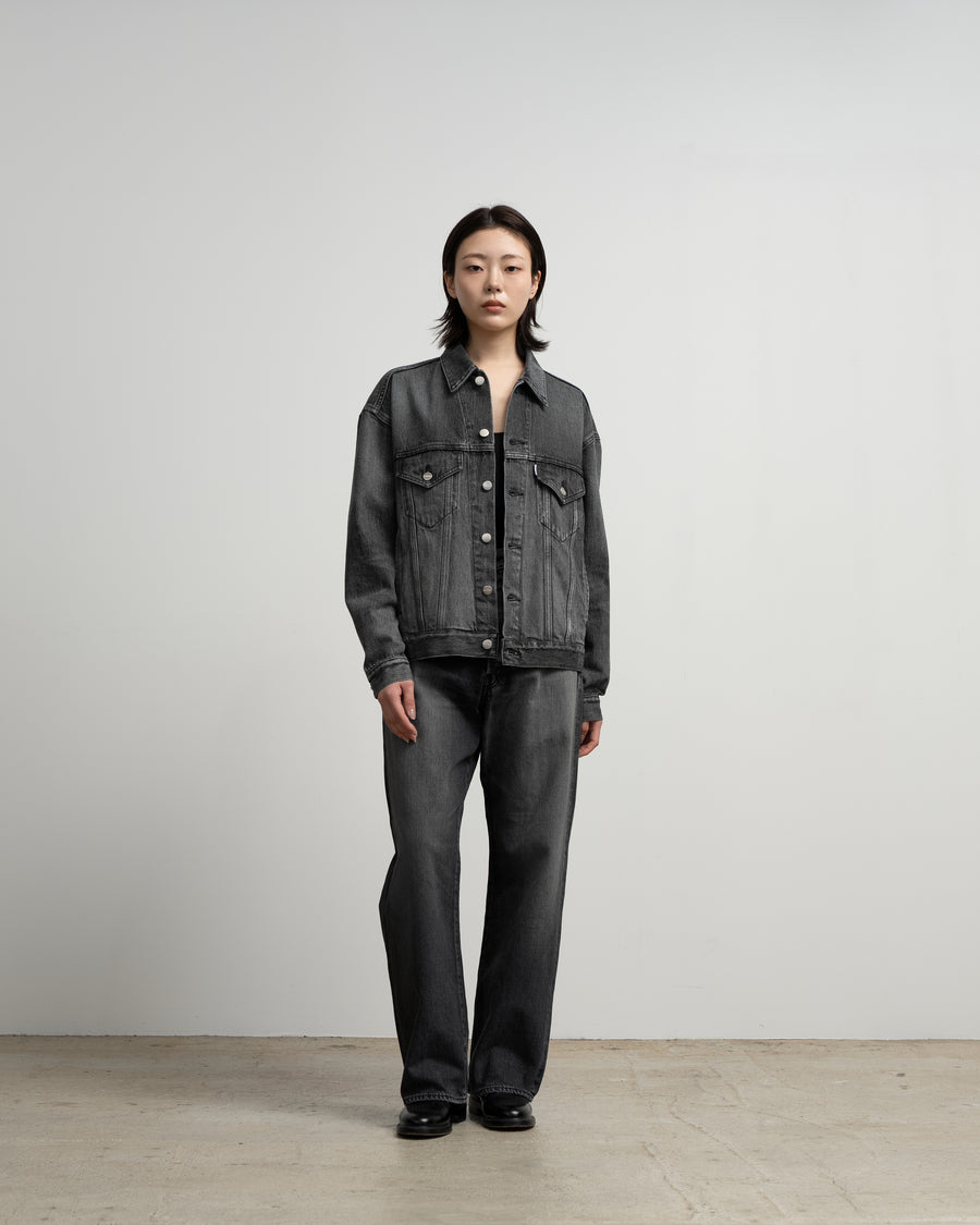 Selvage Denim Trucker Jacket -LIGHT FADE- – Graphpaper