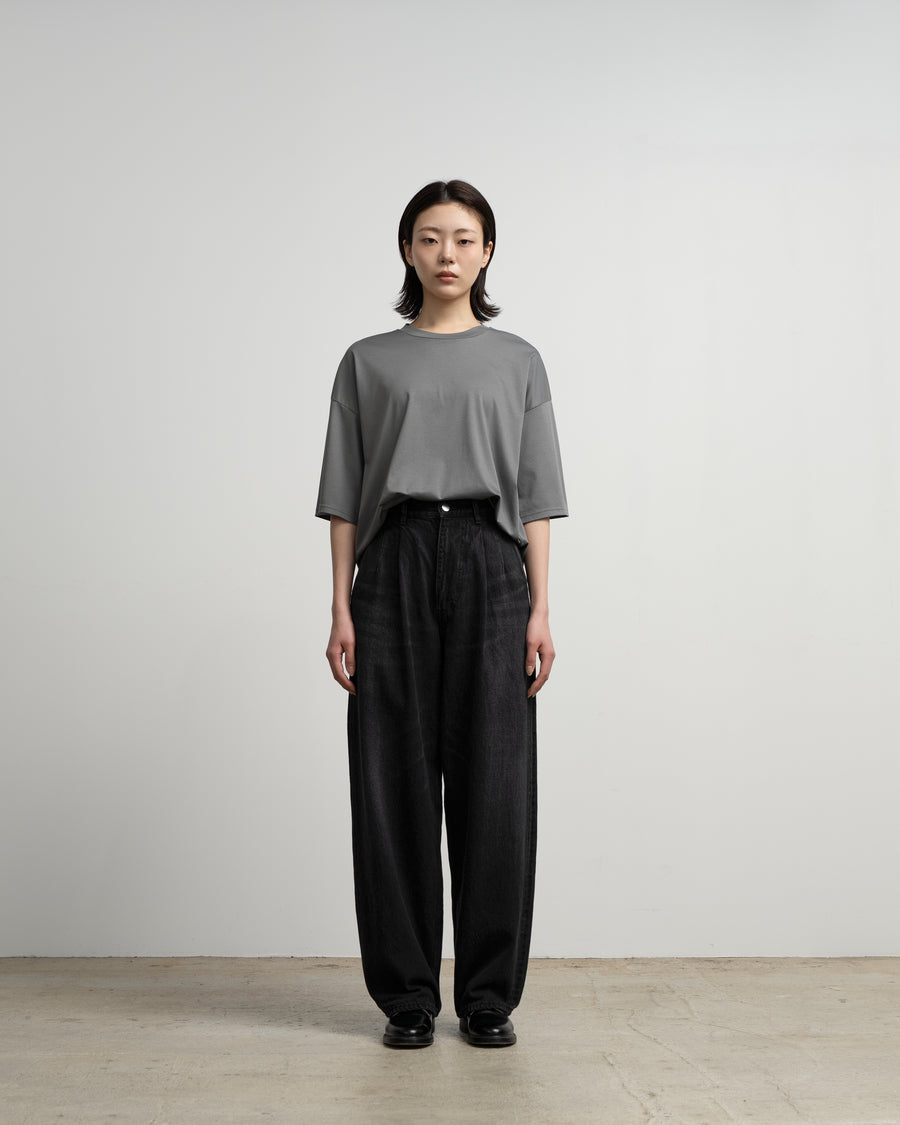 Graphpaper 黒 スラックス サイズ2 Selvage Denim Two Tuck Pants -DARK FADE- – Graphpaper
