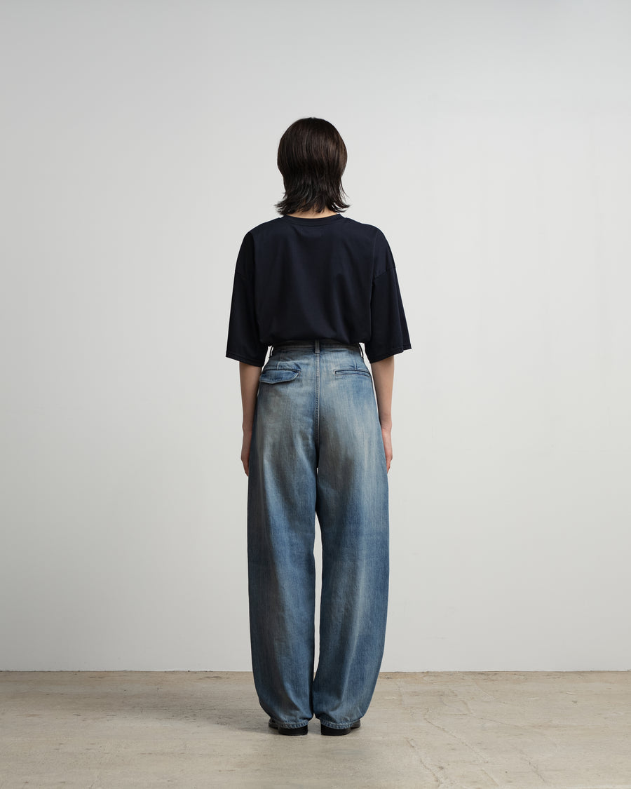 Selvage Denim Two Tuck Pants -LIGHT FADE- – Graphpaper