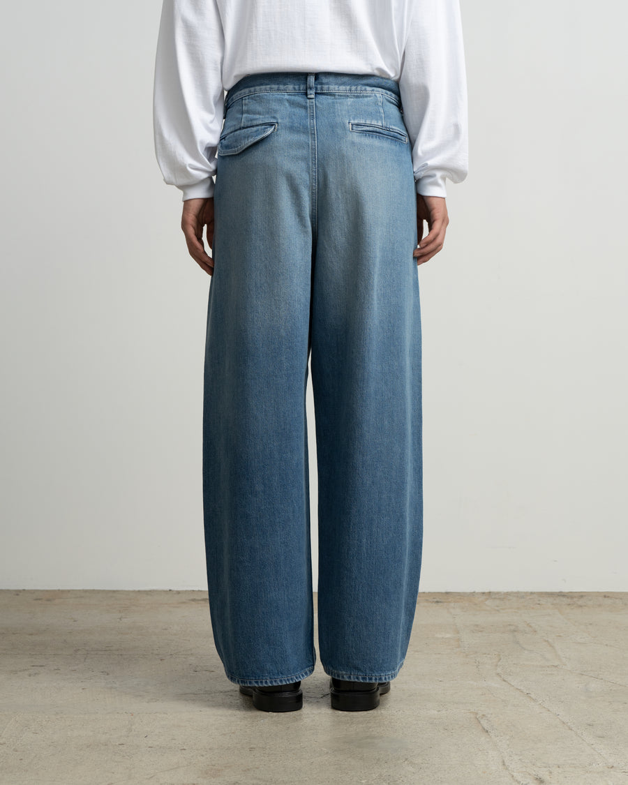 Selvage Denim Two Tuck Pants -LIGHT FADE- – Graphpaper
