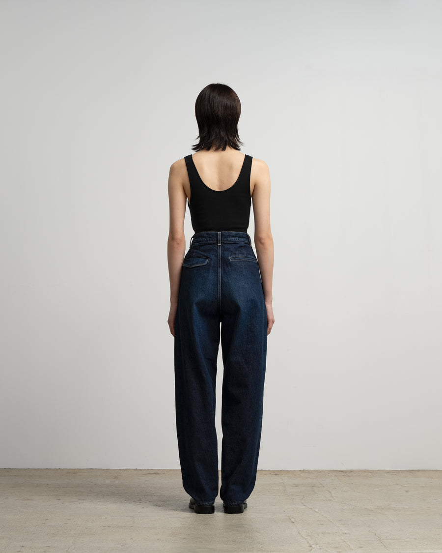 June.さま専用　 machatt TUCK TAPERED DENIM Selvage Denim Two Tuck Tapered Pants -DARK FADE- – Graphpaper