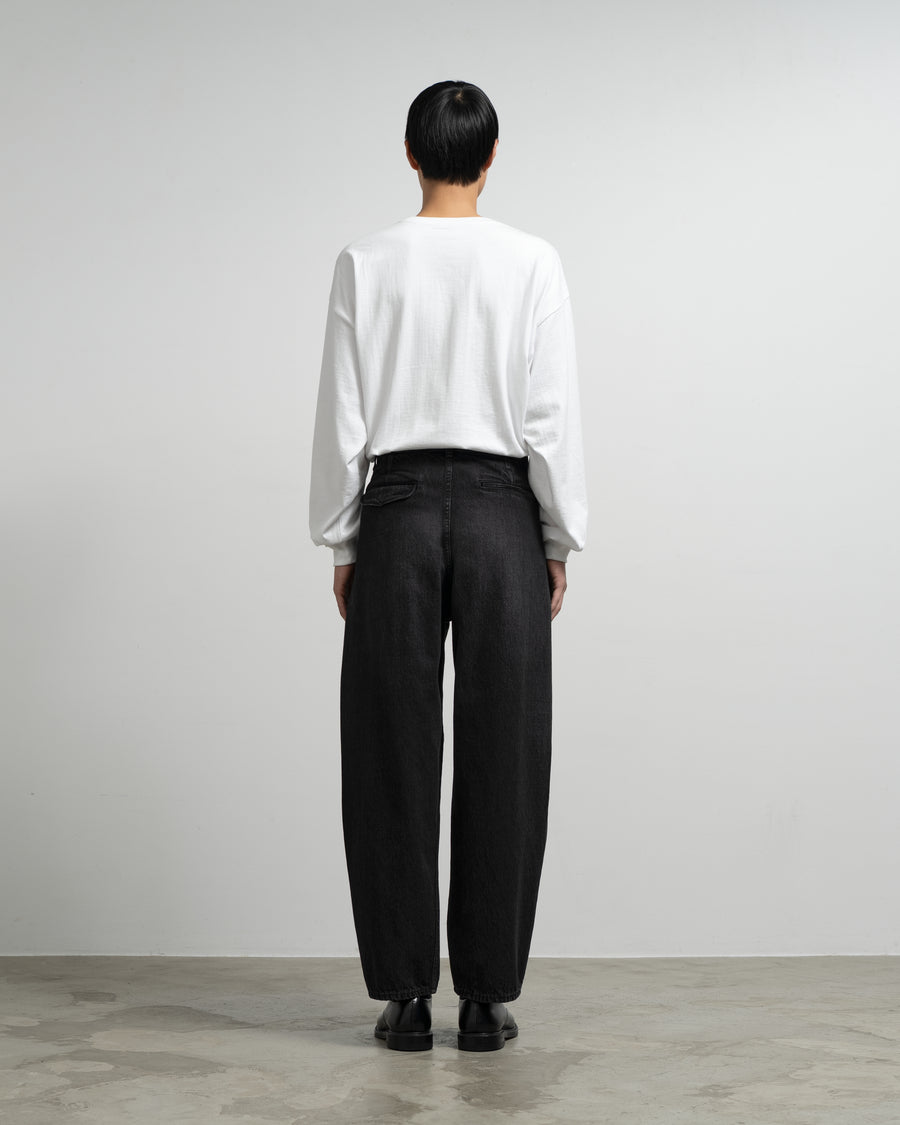 Selvage Denim Two Tuck Tapered Pants -DARK FADE- – Graphpaper