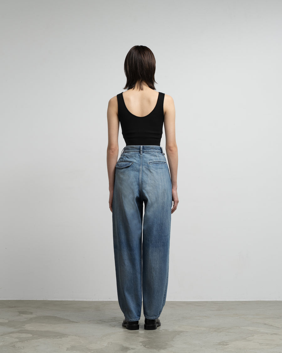 trlarch 2個 Selvage Denim Two Tuck Tapered Pants -LIGHT FADE- – Graphpaper