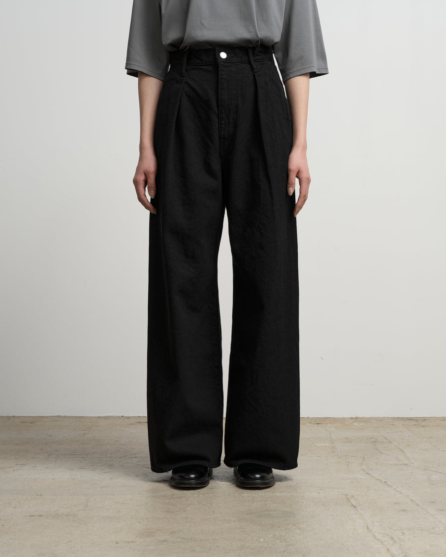 Selvage Denim Two Tuck Wide Pants – Graphpaper