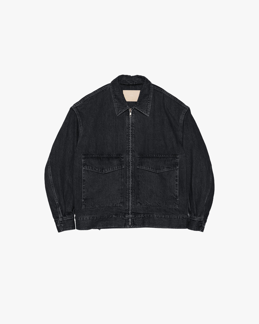 Selvage Denim Zip Jacket -DARK FADE- – Graphpaper