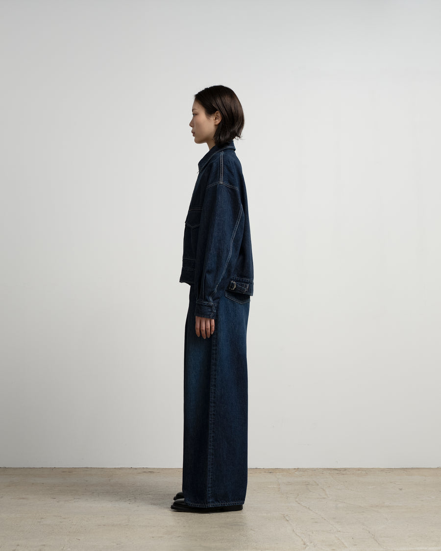 Selvage Denim Zip Jacket -DARK FADE- – Graphpaper