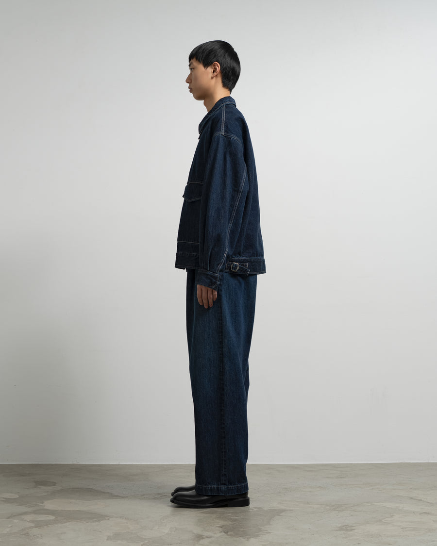 Selvage Denim Zip Jacket -DARK FADE- – Graphpaper