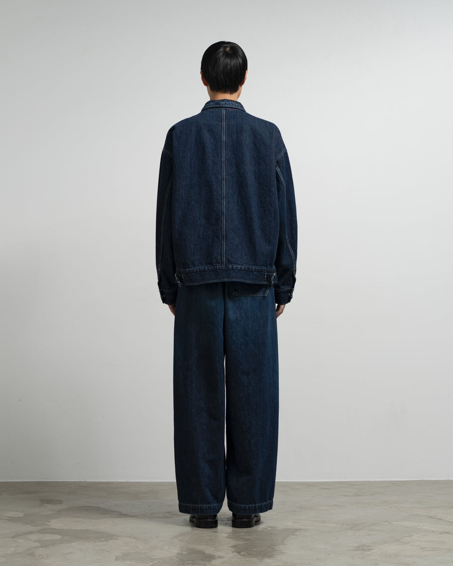 Selvage Denim Zip Jacket -DARK FADE- – Graphpaper