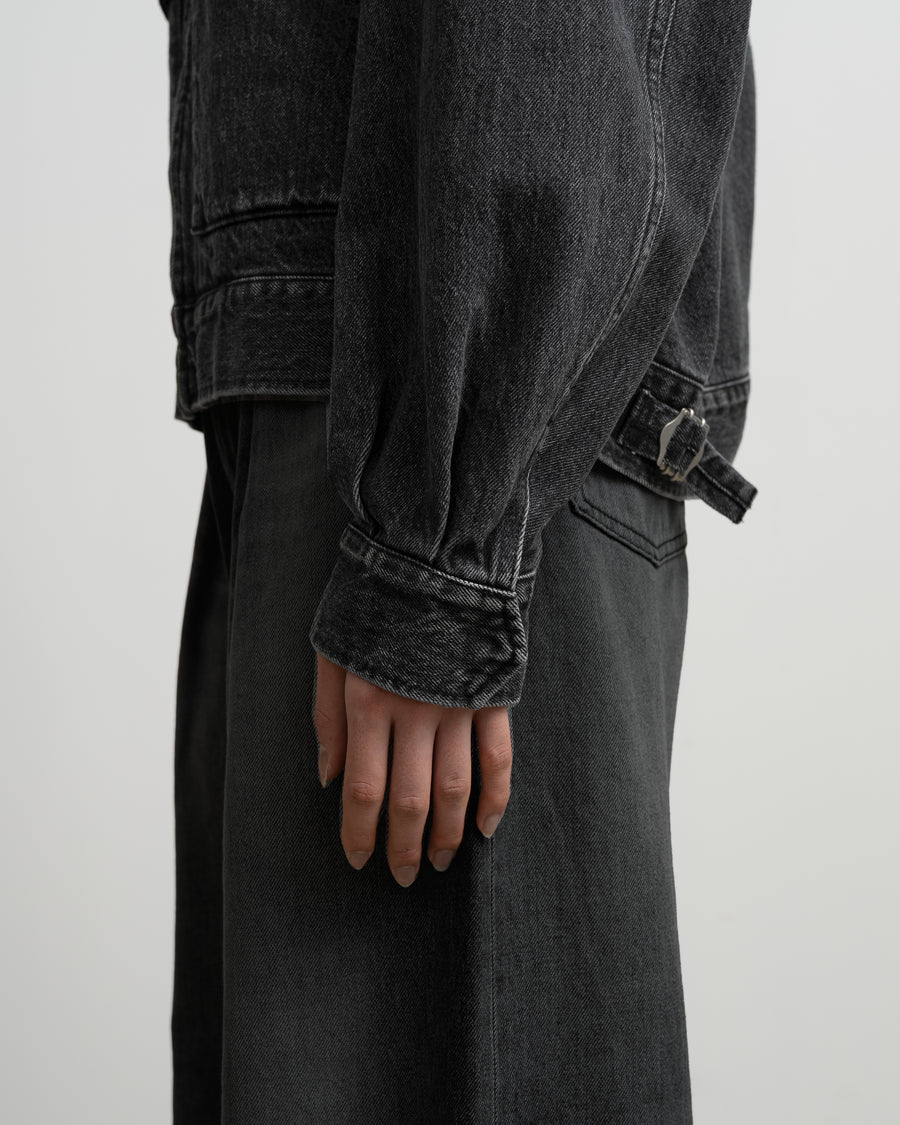 Selvage Denim Zip Jacket -LIGHT FADE- – Graphpaper