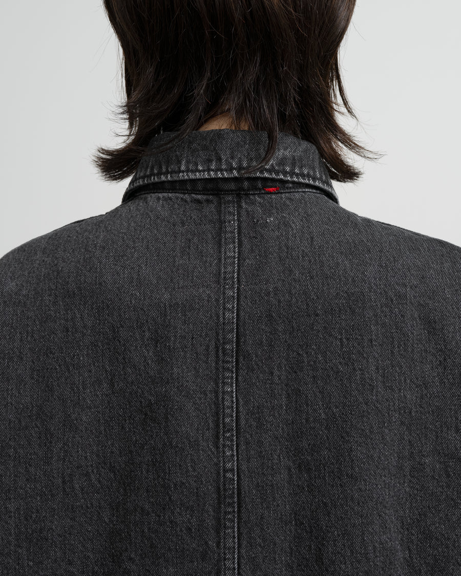 Selvage Denim Zip Jacket -LIGHT FADE- – Graphpaper
