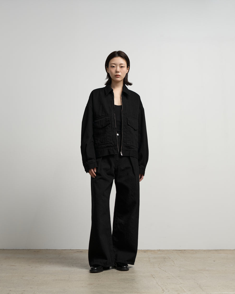 Graphpaper Selvage Denim Zip Jacket 2 黒 Selvage Denim Zip Jacket – Graphpaper