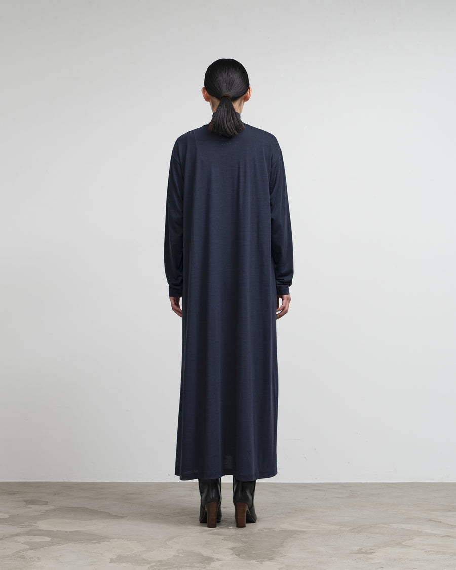 Wool Cordura High Neck Dress