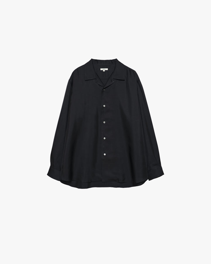 VACANCES / WASHABLE MATTE SILK LS SHIRT