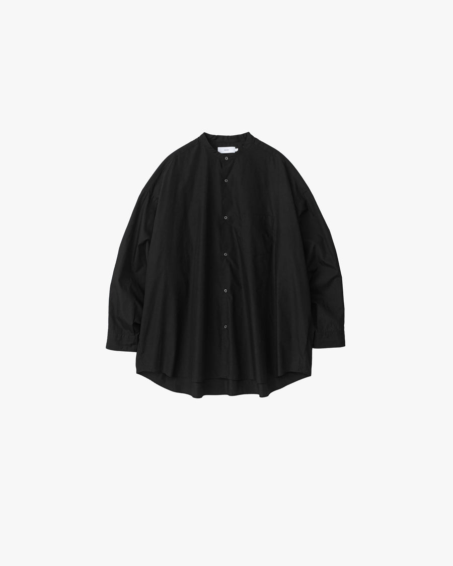 Broad L/S Oversized Band Collar Shirt – Graphpaper