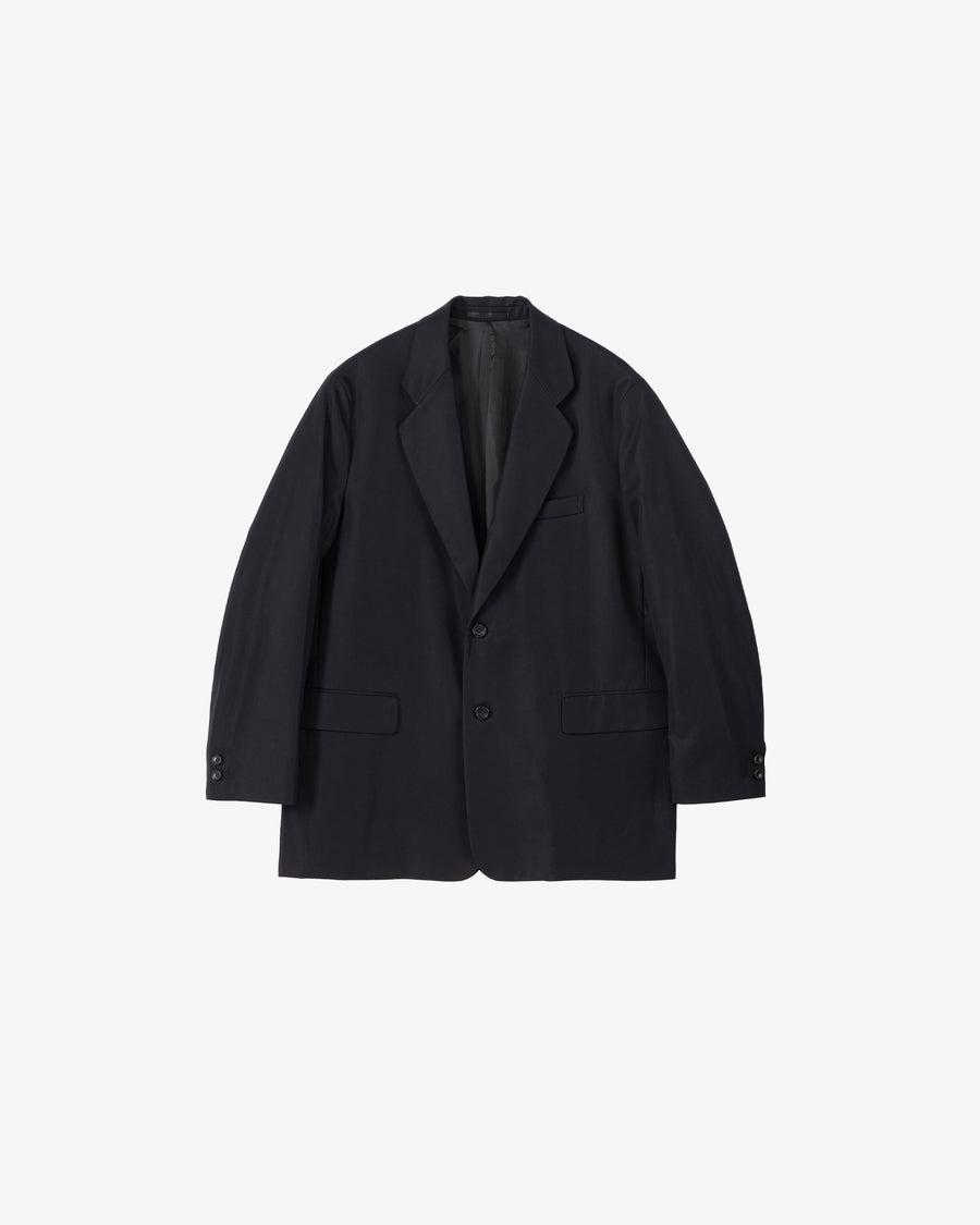 Wooly Cotton Twill Oversized Jacket