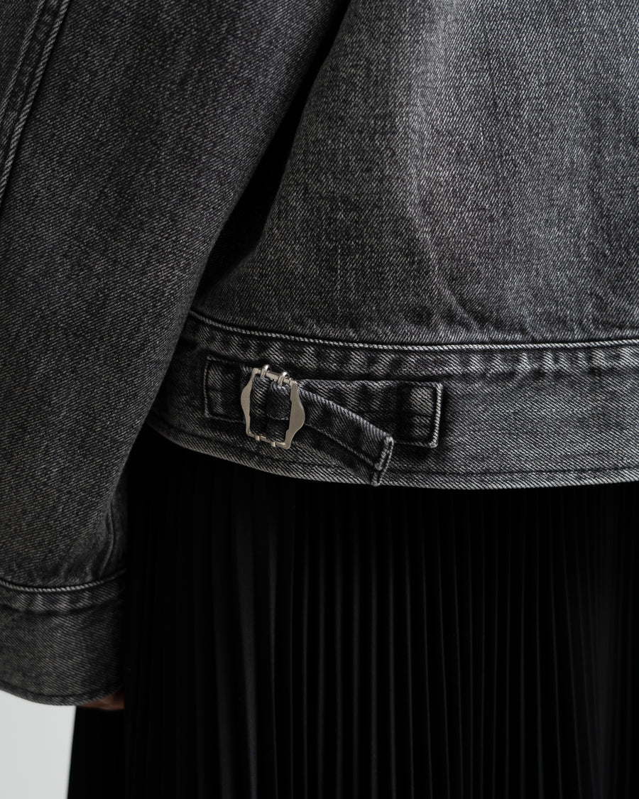 Selvage Denim Zip Jacket -LIGHT FADE-