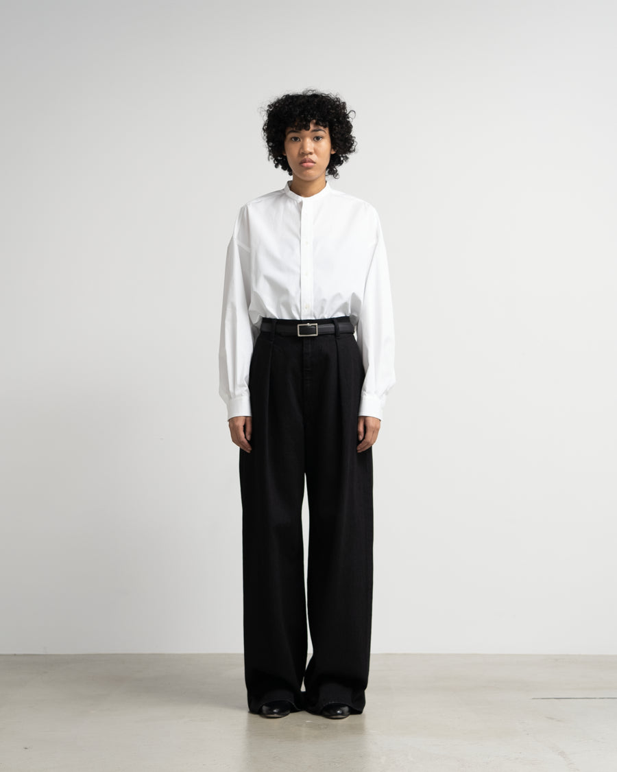 Selvage Denim Two Tuck Wide Pants