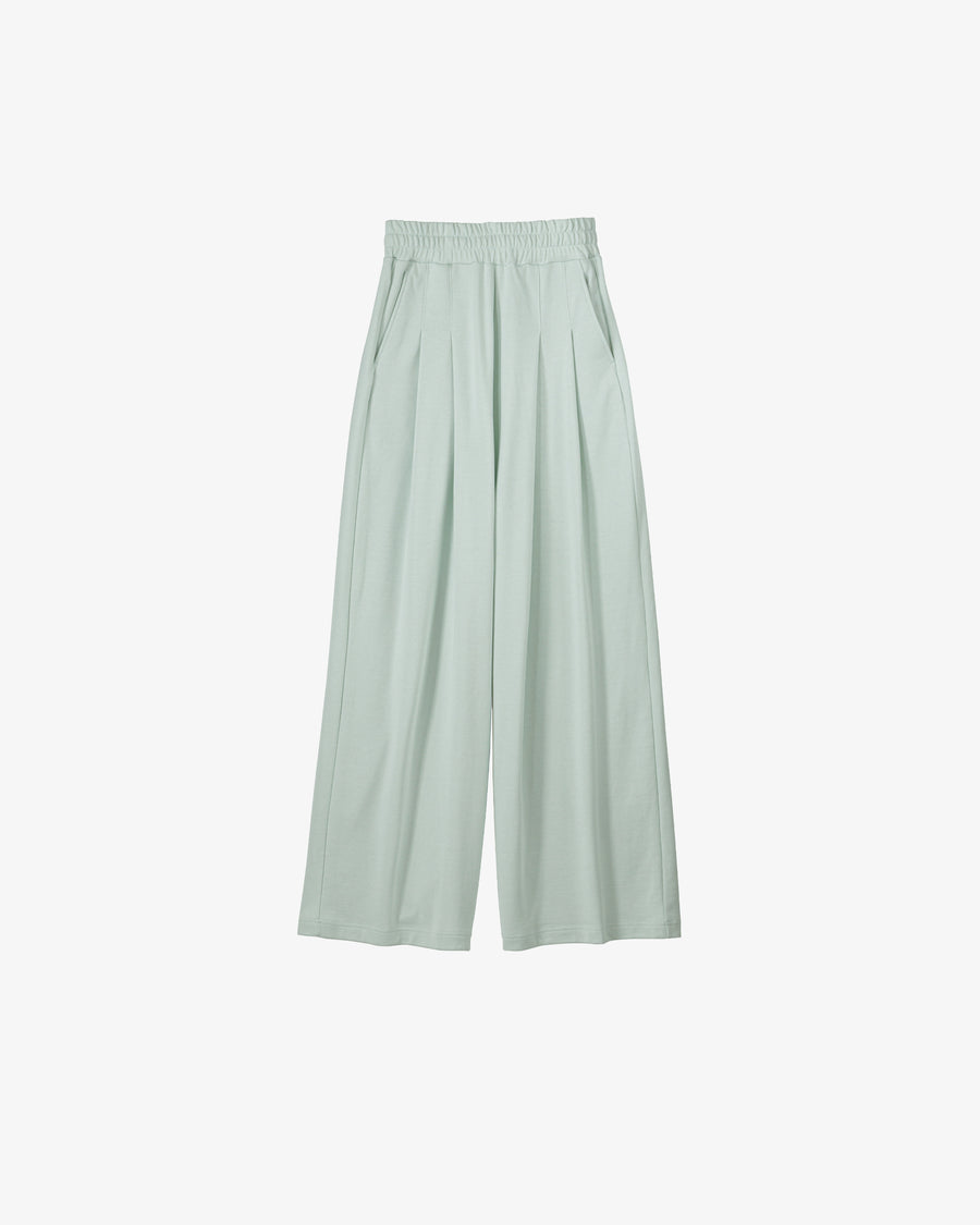 High Gauge Soft Terry Two Tuck Wide Pants