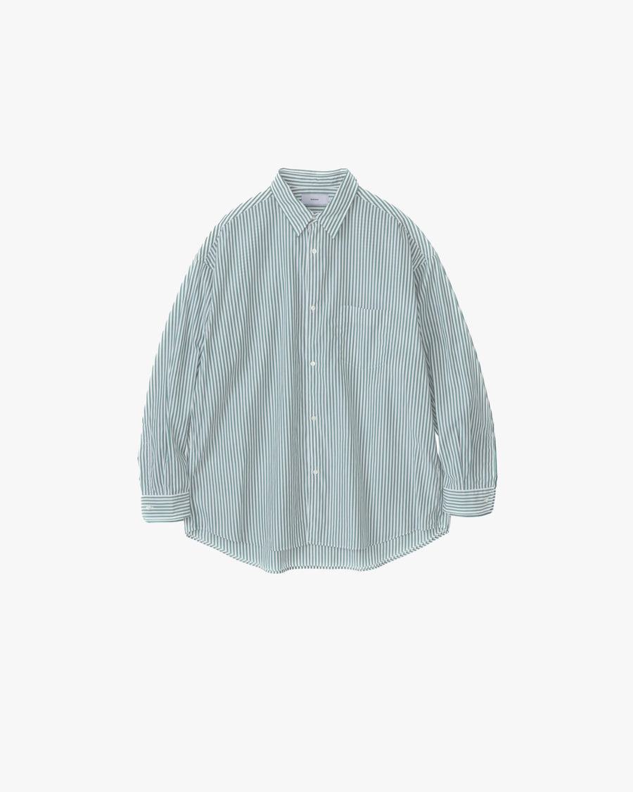 Broad L/S Oversized Regular Collar Shirt