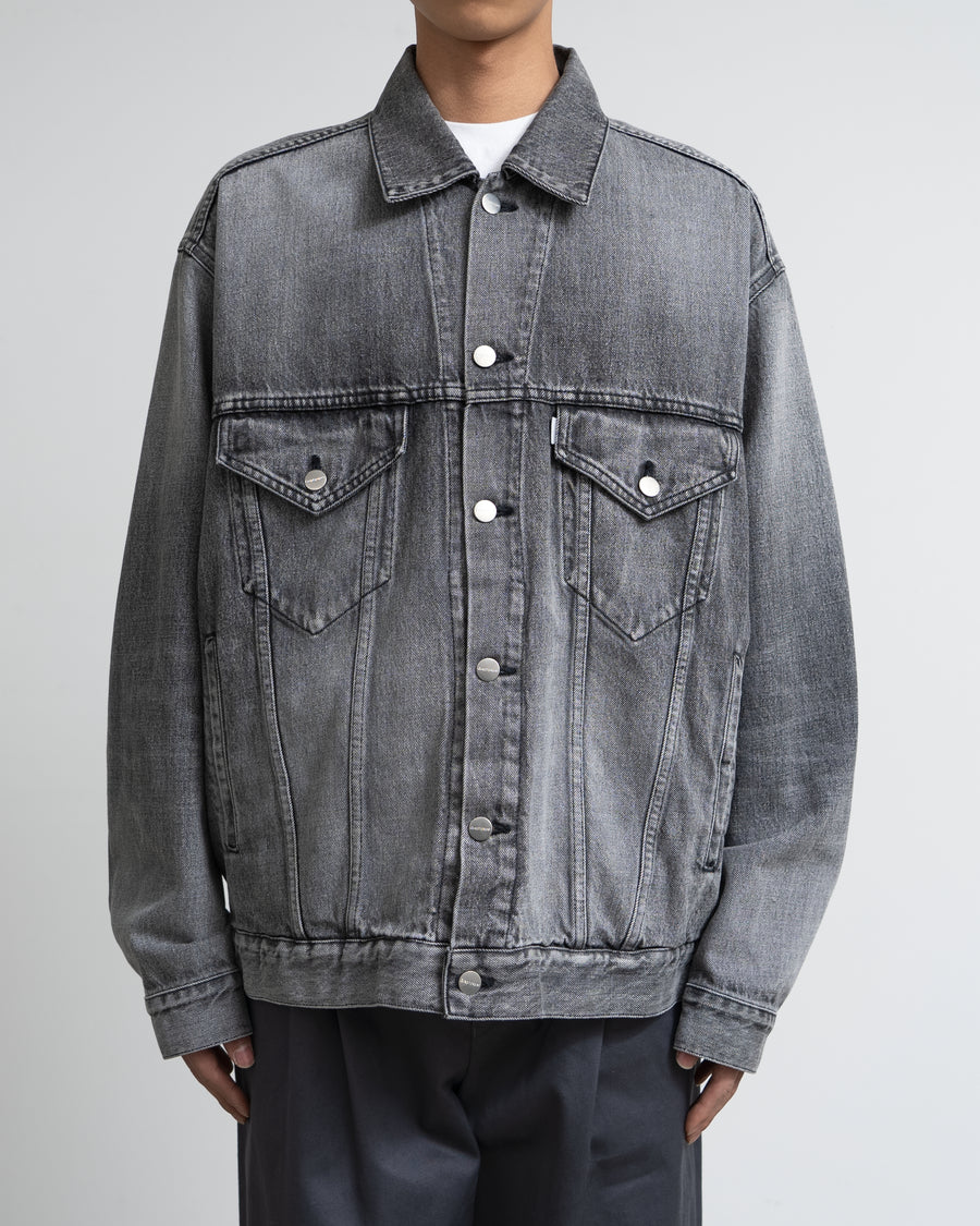 Selvage Denim Trucker Jacket -LIGHT FADE-