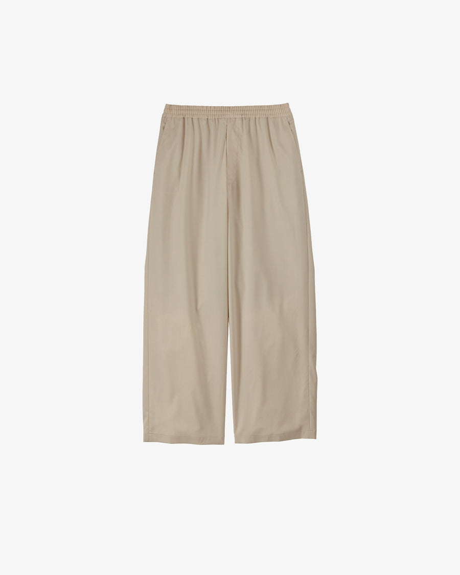 Extra Fine Wool Easy Wide Pants