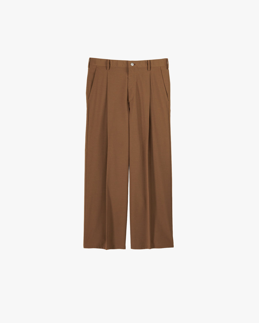 Semi Dull Oxford Wide Trousers