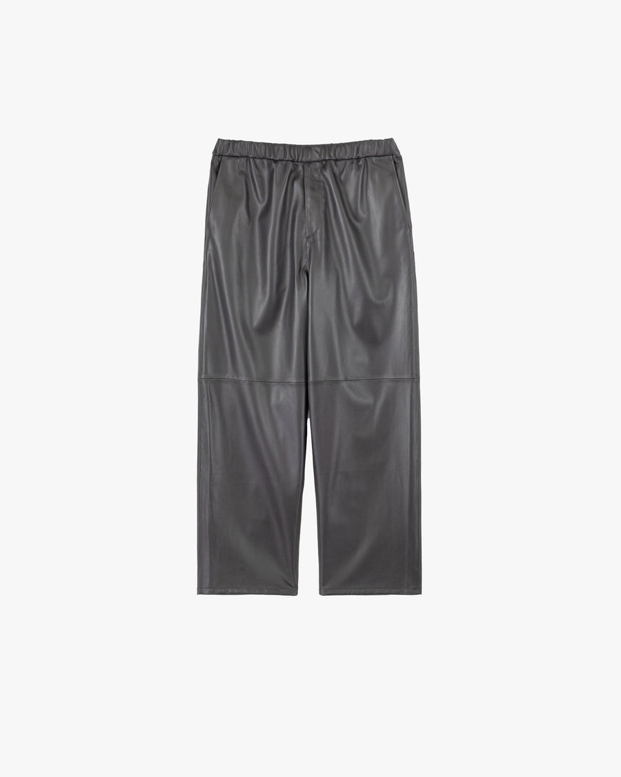 Lamb Leather Wide Easy Pants