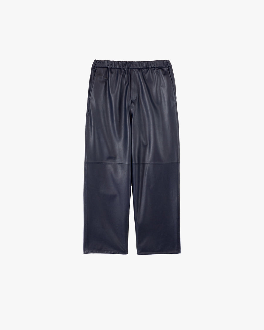 Lamb Leather Wide Easy Pants