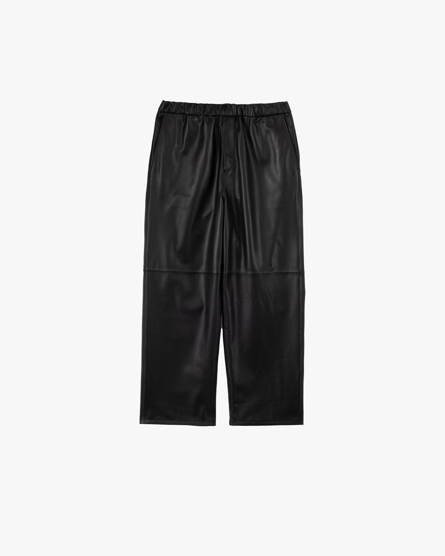 Lamb Leather Wide Easy Pants