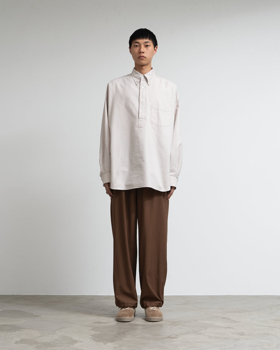 Oxford L/S Oversized B.D Pullover Shirt