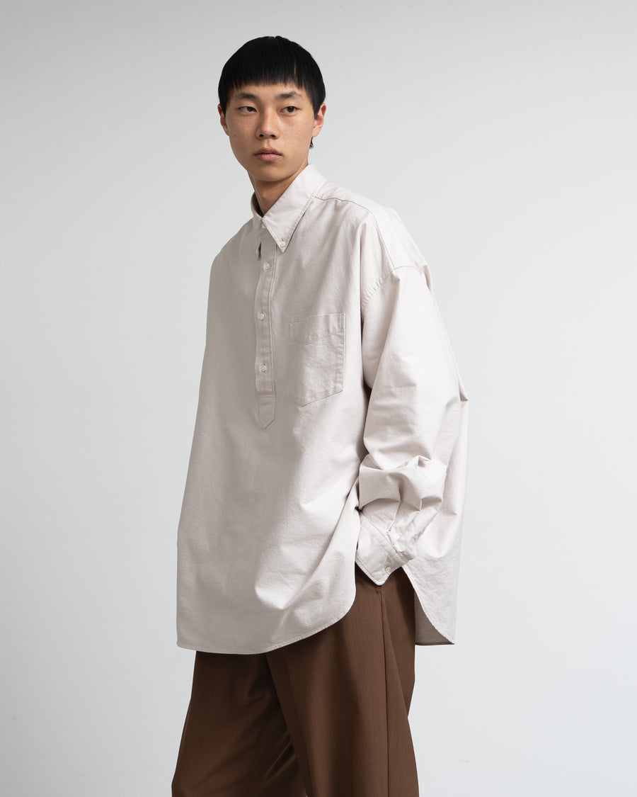 Oxford L/S Oversized B.D Pullover Shirt