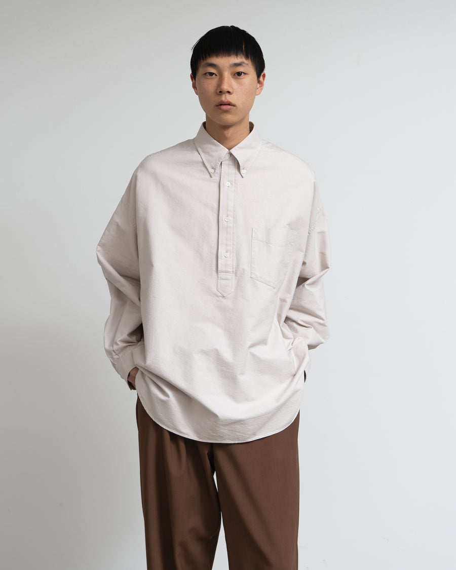 Oxford L/S Oversized B.D Pullover Shirt