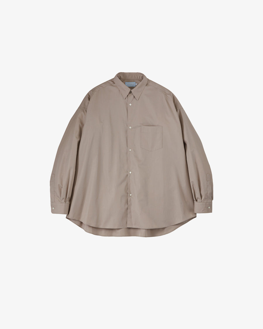 ALUMO for GP L/S Oversized Regular Collar Shirt