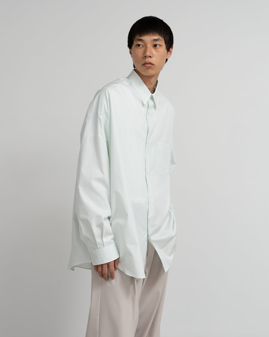 ALUMO for GP L/S Oversized Regular Collar Shirt