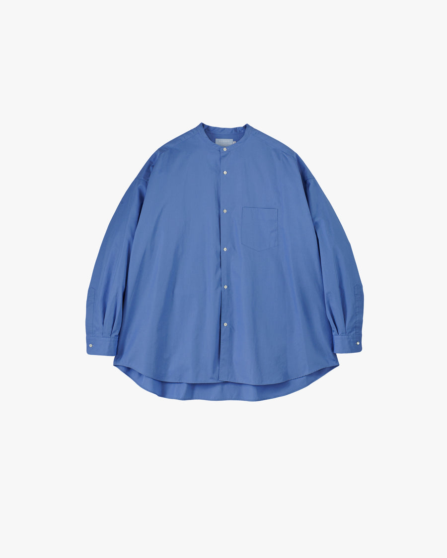 ALUMO for GP L/S Oversized Band Collar Shirt