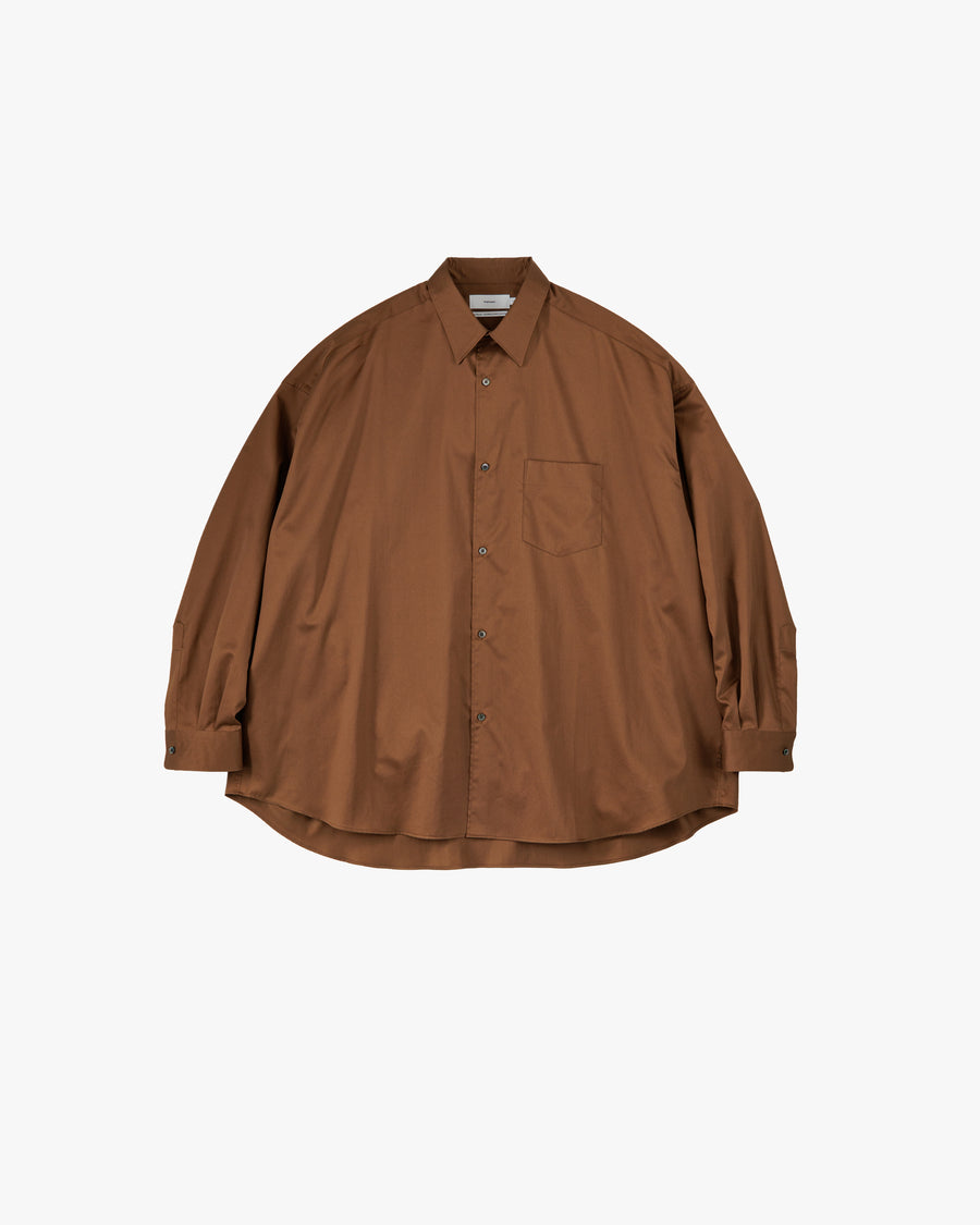 Silicon Poplin Oversized Regular Collar Shirt