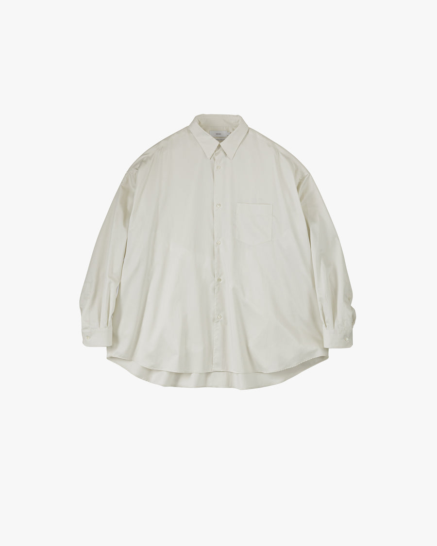 Silicon Poplin Oversized Regular Collar Shirt