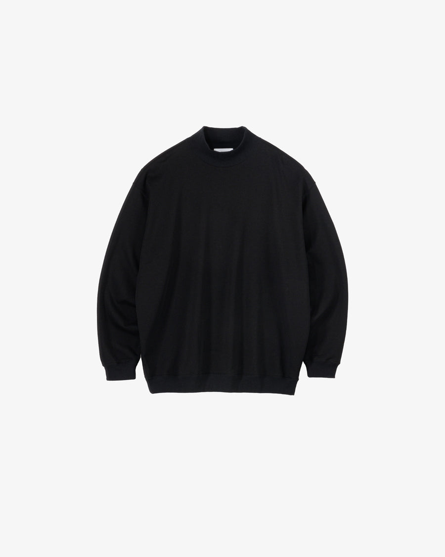 High Gauge Soft Terry Mock Neck