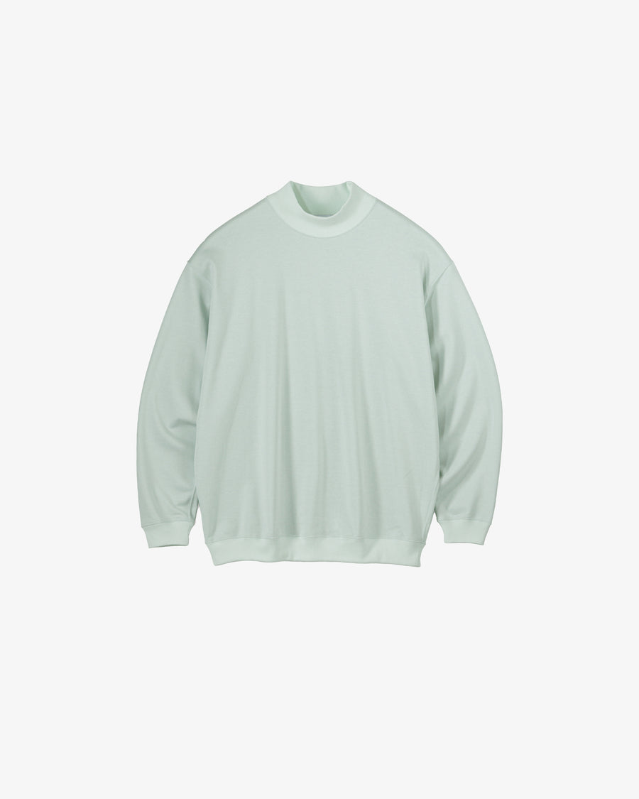 High Gauge Soft Terry Mock Neck