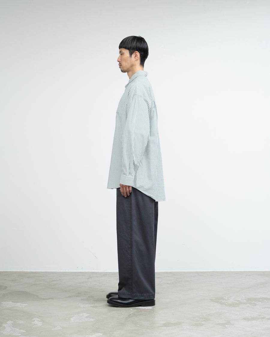 Broad L/S Oversized Regular Collar Shirt